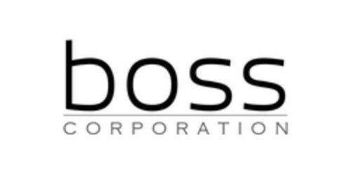 BOSS CORPORATION Logo (USPTO, 09.05.2017)