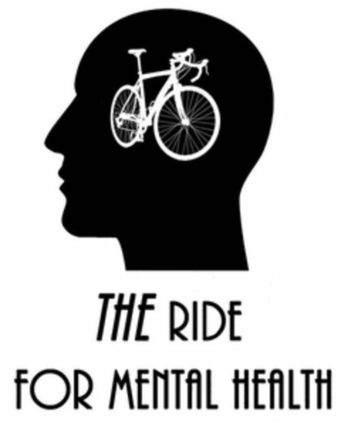 THE RIDE FOR MENTAL HEALTH Logo (USPTO, 06/14/2017)