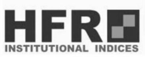 HFR INSTITUTIONAL INDICES Logo (USPTO, 16.08.2017)