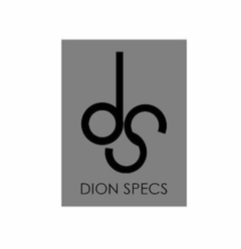 DS DION SPECS Logo (USPTO, 10/06/2017)