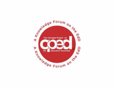 A KNOWLEDGE FORUM ON THE EDD THE CARNEGIE PROJECT ON THE EDUCATION DOCTORATE CPED Logo (USPTO, 19.03.2018)