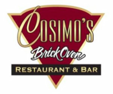 COSIMO'S BRICK OVEN RESTAURANT & BAR Logo (USPTO, 05/04/2018)