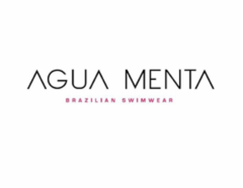 AGUA MENTA BRAZILIAN SWIMWEAR Logo (USPTO, 23.08.2018)