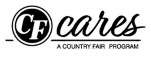 CF CARES A COUNTRY FAIR PROGRAM Logo (USPTO, 04.02.2019)