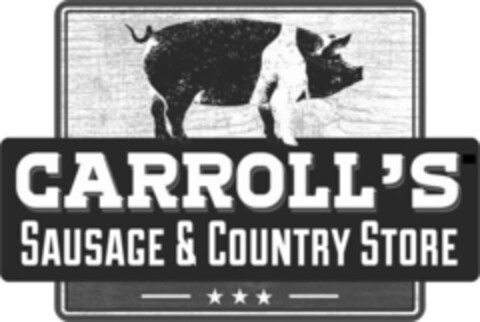 CARROLL'S SAUSAGE & COUNTRY STORE Logo (USPTO, 03.04.2019)