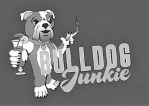 BULLDOG JUNKIE Logo (USPTO, 04/08/2019)