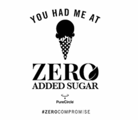 YOU HAD ME AT ZERO ADDED SUGAR PURECIRCLE #ZEROCOMPROMISE Logo (USPTO, 16.09.2019)