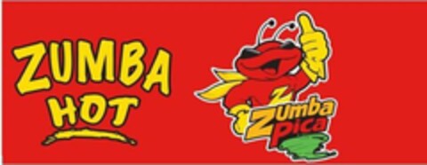 ZUMBA HOT ZUMBA PICA Logo (USPTO, 04.10.2019)