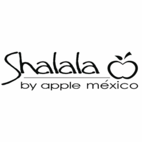 SHALALA BY APPLE MÉXICO Logo (USPTO, 28.10.2019)