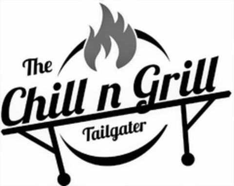 THE CHILL N GRILL TAILGATER Logo (USPTO, 03/18/2020)