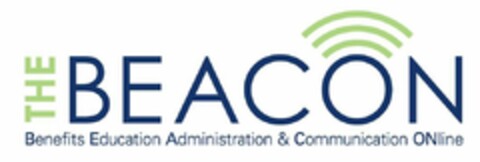 THE BEACON BENEFITS EDUCATION ADMINISTRATION & COMMUNICATION ONLINE Logo (USPTO, 05/13/2020)