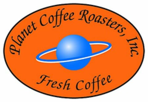 PLANET COFFEE ROASTERS, INC. FRESH COFFEE Logo (USPTO, 01/30/2009)