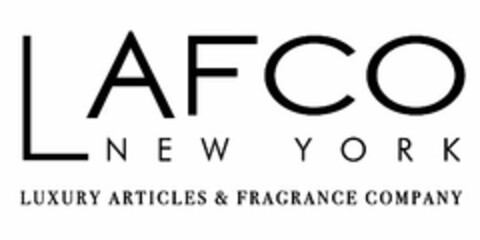 LAFCO NEW YORK LUXURY ARTICLES & FRAGRANCE CO. Logo (USPTO, 13.10.2010)