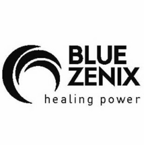 BLUE ZENIX HEALING POWER Logo (USPTO, 15.10.2010)