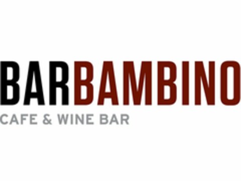 BAR BAMBINO CAFE & WINE BAR Logo (USPTO, 02/28/2011)