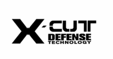 X - CUT DEFENSE TECHNOLOGY Logo (USPTO, 29.11.2011)