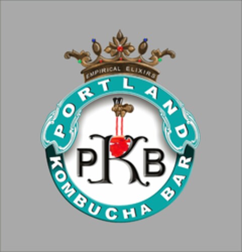 PKB PORTLAND KOMBUCHA BAR EMPIRICAL ELIXIRS Logo (USPTO, 29.04.2014)