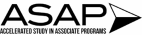 ASAP ACCELERATED STUDY IN ASSOCIATE PROGRAMS Logo (USPTO, 28.08.2014)