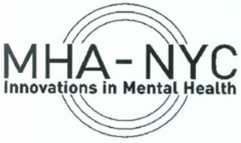 MHA-NYC INNOVATIONS IN MENTAL HEALTH Logo (USPTO, 12.05.2015)