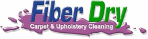 FIBER DRY CARPET & UPHOLSTERY CLEANING Logo (USPTO, 09.11.2015)