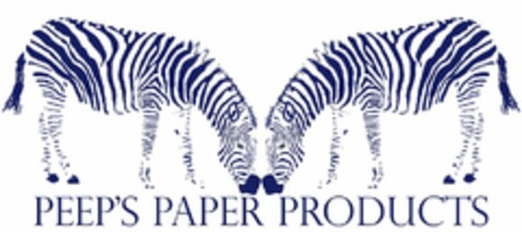 PEEP'S PAPER PRODUCTS Logo (USPTO, 09.12.2015)