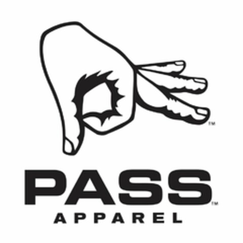 PASS APPAREL Logo (USPTO, 12/28/2015)