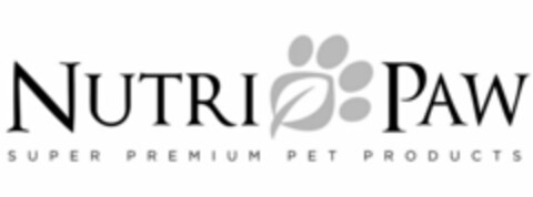 NUTRI PAW SUPER PREMIUM PET PRODUCTS Logo (USPTO, 08.02.2016)