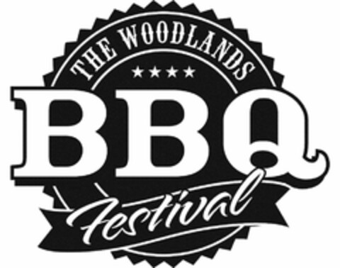 THE WOODLANDS BBQ FESTIVAL Logo (USPTO, 03.06.2016)