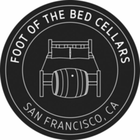 FOOT OF THE BED CELLARS SAN FRANCISCO, CA Logo (USPTO, 29.09.2016)