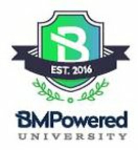 B EST. 2016 BMPOWERED UNIVERSITY Logo (USPTO, 28.12.2016)