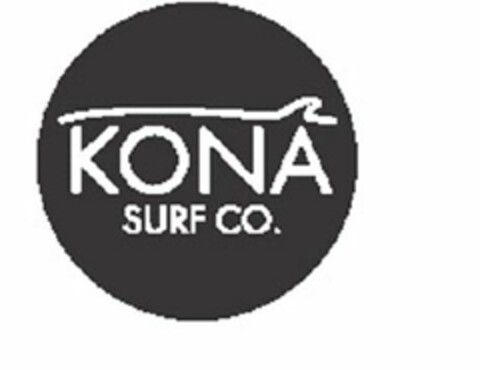 KONA SURF CO. Logo (USPTO, 01.03.2017)