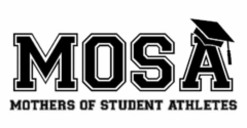 MOSA MOTHERS OF STUDENT ATHLETES Logo (USPTO, 04/21/2017)