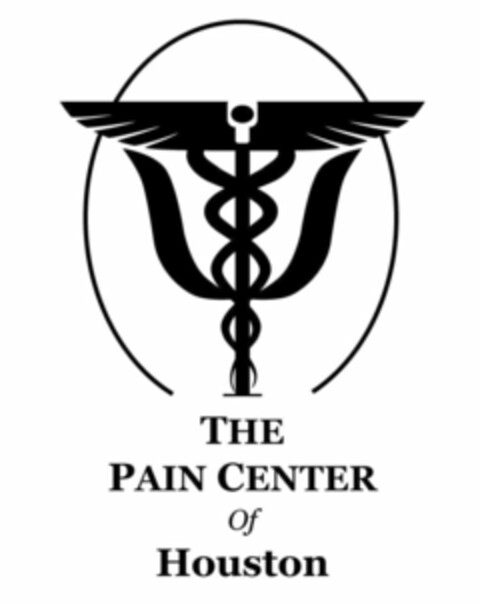 THE PAIN CENTER OF HOUSTON Logo (USPTO, 10/31/2017)