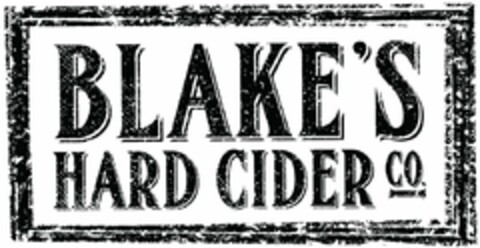 BLAKE'S HARD CIDER CO. Logo (USPTO, 01.02.2018)