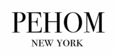 PEHOM NEW YORK Logo (USPTO, 04/23/2018)