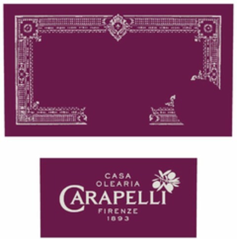 CASA OLEARIA CARAPELLI FIRENZE 1893 Logo (USPTO, 17.12.2018)