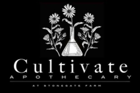 CULTIVATE APOTHECARY AT STONEGATE FARM Logo (USPTO, 01/28/2019)