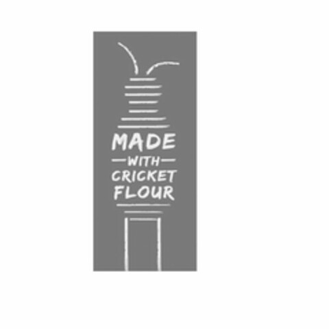 MADE WITH CRICKET FLOUR Logo (USPTO, 18.03.2019)