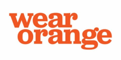 WEAR ORANGE Logo (USPTO, 10.04.2019)