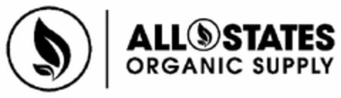 ALL STATES ORGANIC SUPPLY Logo (USPTO, 04/02/2020)