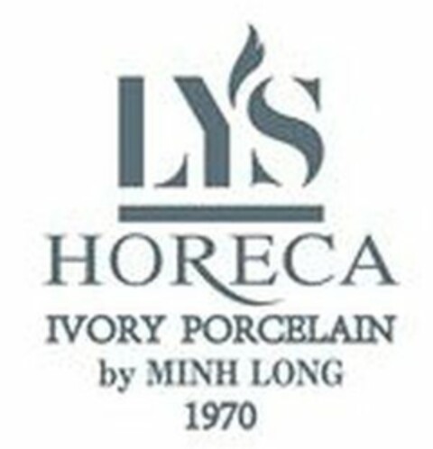 LYS HORECA IVORY PORCELAIN BY MINH LONG 1970 Logo (USPTO, 09.06.2020)