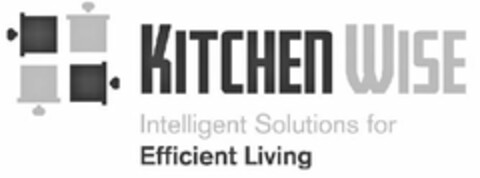 KITCHEN WISE INTELLIGENT SOLUTIONS FOR EFFICIENT LIVING Logo (USPTO, 08.07.2020)