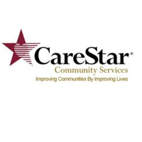 CARESTAR COMMUNITY SERVICES IMPROVING COMMUNITIES BY IMPROVING LIVES Logo (USPTO, 08/13/2020)