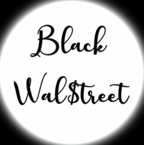 BLACK WAL$TREET Logo (USPTO, 02.09.2020)