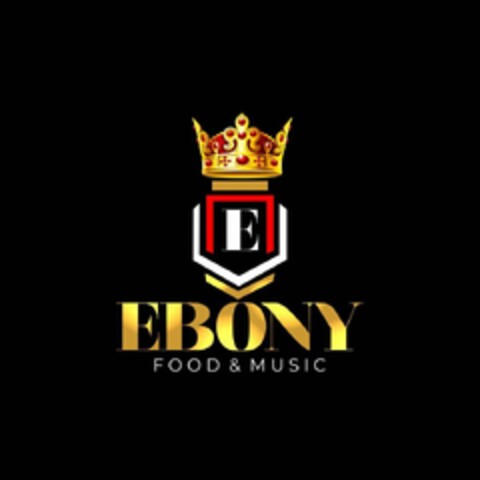 E EBONY FOOD & MUSIC Logo (USPTO, 09/17/2020)