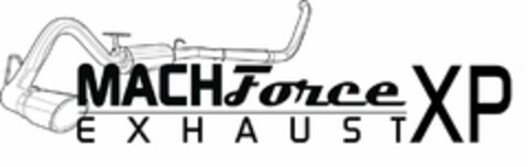 MACHFORCE XP EXHAUST Logo (USPTO, 07/28/2009)