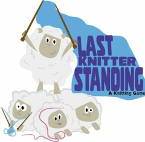 LAST KNITTER STANDING A KNITTING GAME Logo (USPTO, 28.09.2010)