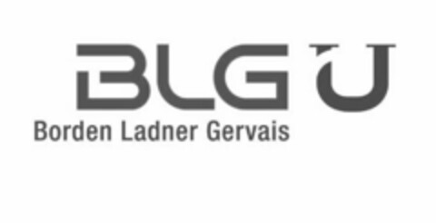 BLG U BORDEN LADNER GERVAIS Logo (USPTO, 10/08/2010)