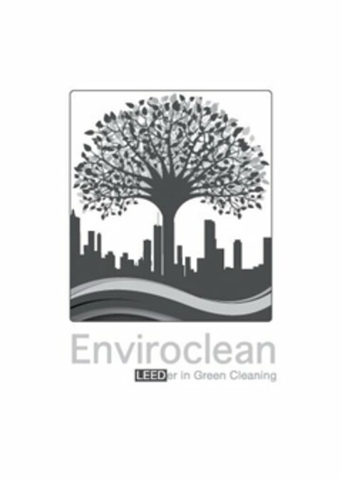 ENVIROCLEAN LEEDER IN GREEN CLEANING Logo (USPTO, 12.10.2010)