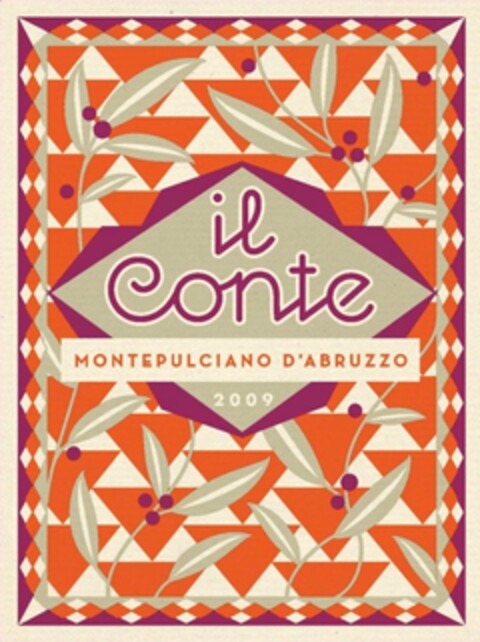 IL CONTE MONTEPULCIANO D'ABRUZZO 2009 Logo (USPTO, 03/22/2011)